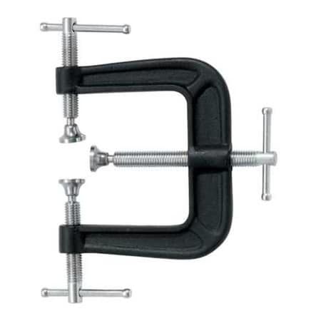 Edge C-Clamp, 2-1/2", Iron, Lt Duty, 300 lb.