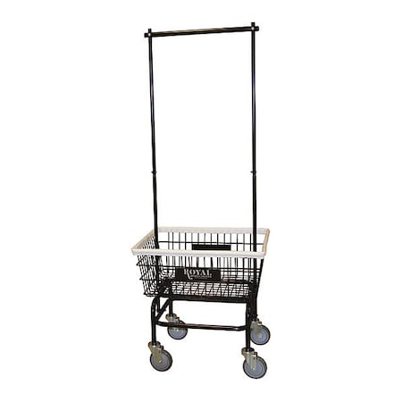 Laundry Cart, Black, 3.4 cu. ft.