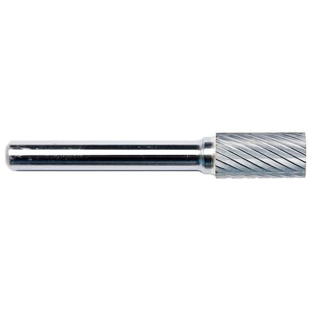 Carbide Bur, Cylindrical Flat End, 1/2