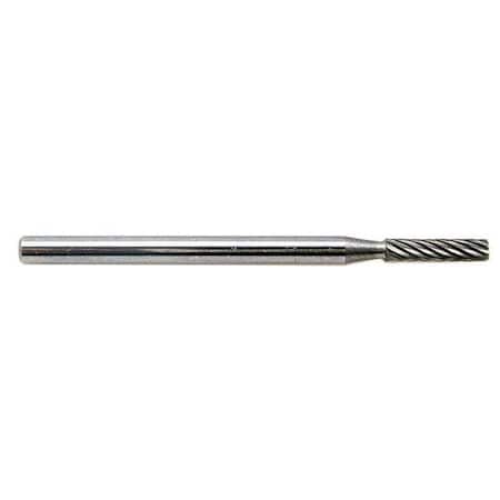 Carbide Bur, Cylindrical Flat End, 1/16