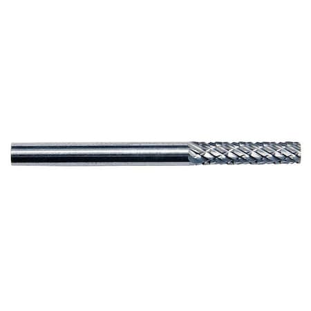 Carbide Bur, Cylindrical Flat End, 1/4