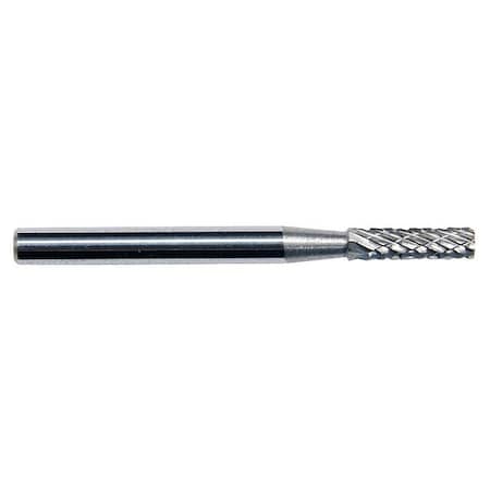 Carbide Bur, Cylindrical Flat End, 1/8