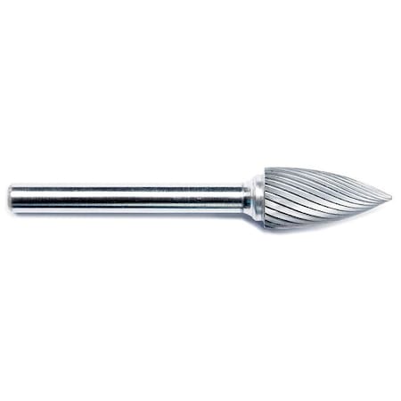 Carbide Bur, Flame, 1/2