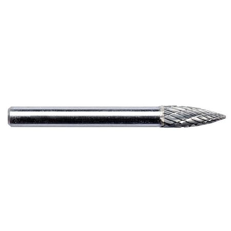 Carbide Bur, Pointed Tree, 1/4