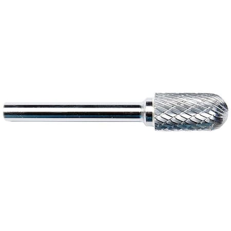 Carbide Bur, Cylindrical Ball Nose, 3/8