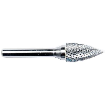 Carbide Bur, Flame, 1/2