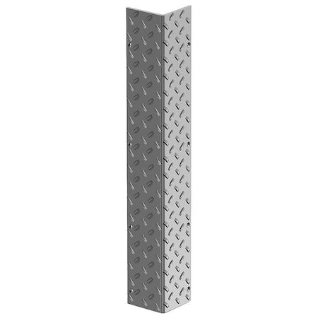 Corner Guard, Flame Retardant, Silver, 4"W X 48"H