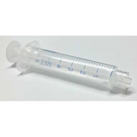 Plastic Syringe, Luer Lock, 5 mL, PK100