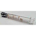 Glass Syringe, Metal Luer Lock, 1 mL