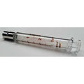 Glass Syringe, Metal Luer Lock, 3 mL