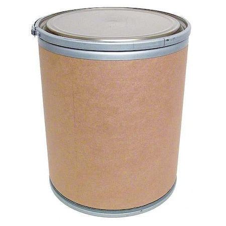 Open Head Transport Drum, Fiber, 15 gal, Lined, Brown