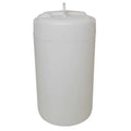 Closed Head Transport Drum, Polyethylene, 15 gal, Unlined, White