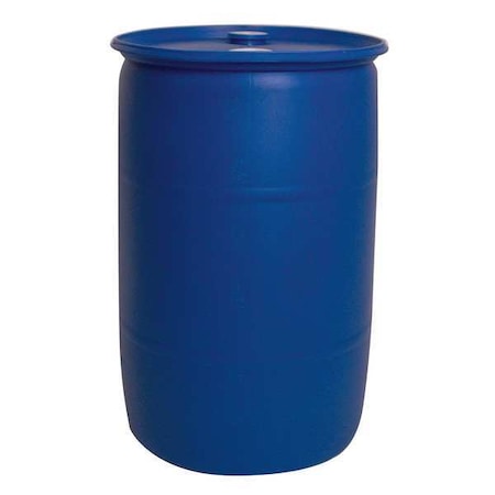 Closed Head Transport Drum, Polyethylene, 55 gal, Unlined, Blue