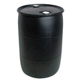 Closed Head Transport Drum, Polyethylene, 55 gal, Unlined, Black