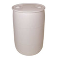 Closed Head Transport Drum, Polyethylene, 55 gal, Unlined, White
