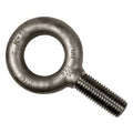 Eye Bolt Without Shoulder, 3/8"-16, 1-1/4 in Shank, 1 in ID, Stainless Steel, Plain