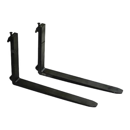 Forklift Forks, 60 in. L., 5000 lb., PR