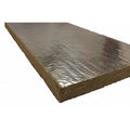 1 in x 48 in x 24 in Mineral Wool/Foil Backing 8#, Dark Brown