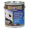 Exterior Paint, Flat, Water Base, Tan, 1 gal