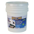 Exterior Paint, Flat, Water Base, Light Gray, 5 gal