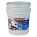 Exterior Paint, Flat, Water Base, White, 5 gal
