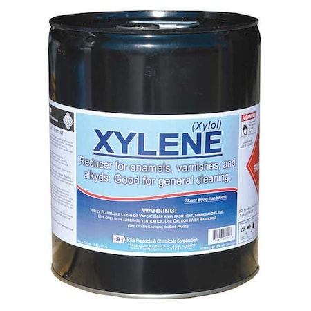 5 gal Xylene Paint Thinner Solvent, Clear, Solvent Base