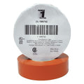 Electrical Tape, Vinyl, Orange, 22 yd L, 3/4 in W