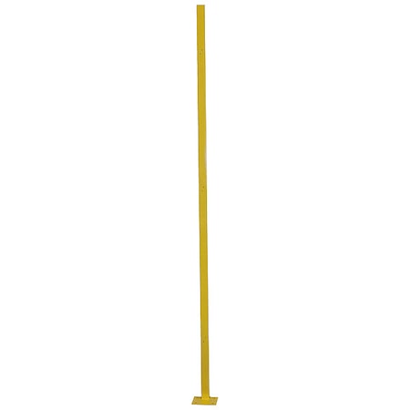 In Line Wire Partition Post, Height 6 Ft