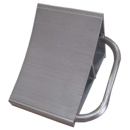 Wheel Chock, Alum, W 7 In, H 8 In