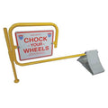 Wheel Chock, Alum, W 7 In, H 8 In