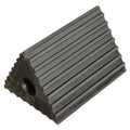 Wheel Chock, Rubber, W 6-1/2 In, H 4-1/2 In
