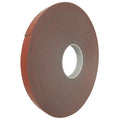Double-Sided Foam Tape, 1/2 in W, 36 yd L, 1/16 in, Acrylic Foam, Double-Sided