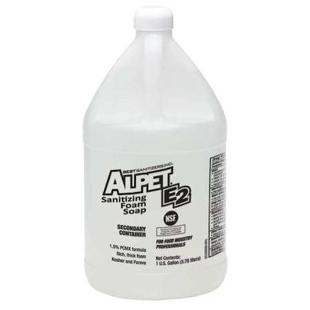 1 gal. Clear, Plastic Secondary Gallon