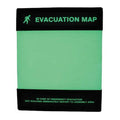 Evacuation Map Holder, 8-1/2 in. x 11 in.