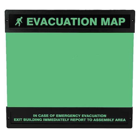 Evacuation Map Holder, 11 in. x 17 in.