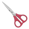 Multipurpose, Scissors, Straight, 5 In. L, Handle Color: Red
