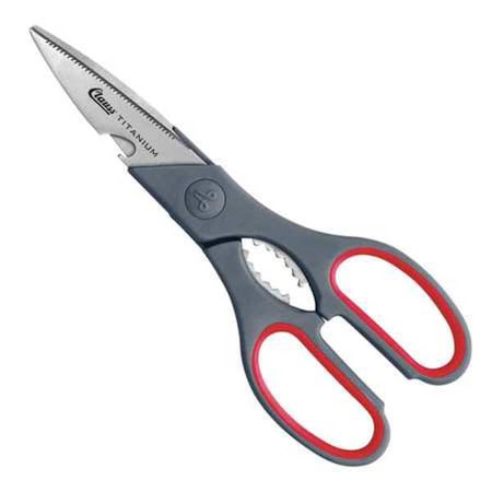 Multipurpose, Shears, Straight, 8-1/4 In. L