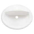 Bathroom Sink,Counter Top,20-3/8 In. L