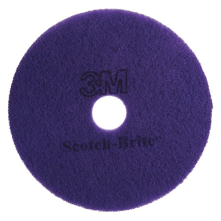Diamond Floor Pad Plus, 27 In, Purple, PK5