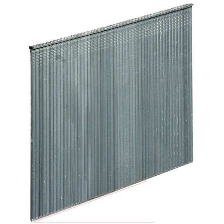 Collated Finishing Nail, 2 in L, 16 ga, Galvanized, T-Head Head, 20 Degrees, 2000 PK