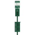 Pet Waste Station, Vertical, Green, 17 gal.