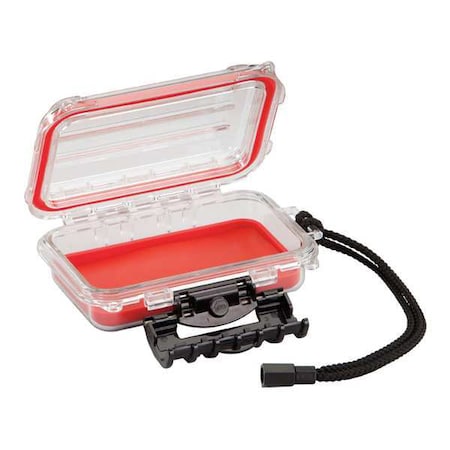 Storage Box with 1 compartments, Plastic, 2-1/8" H x 4.675 in W