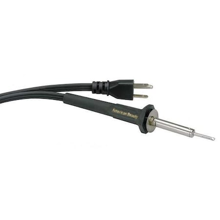 Soldering Iron,6.5in L,Black/Silver