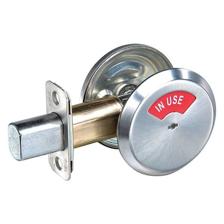 Deadbolt w/Thumbturn, Satin Chrome