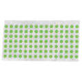 Painter's Tape, 1/4 in W x 1/4 in L, 6.7 mil Thick, Green, Rubber Adhesive, 10 PK