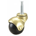 Swivel Stem Caster, Polypropylene, 2 in, 75 lb.