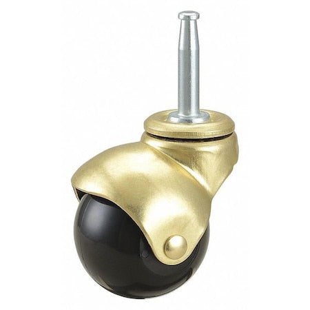 Swivel Stem Caster, Polypropylene, 2 in, 75 lb.