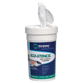 Wet Cleaning Wipes, Canister, White