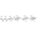 Plastic ESD Bin Divider, Not Applicable D x 1/8 in H x 1 1/4 in W, 25 PK