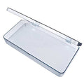 Plastic, Storage Box, 1-1/2 in D x 1 11/16 in H x 6-1/8 in W